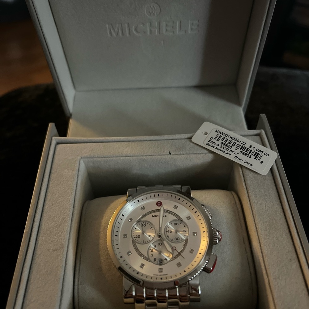 Brand new with tag Michele sport sail watch SOLD